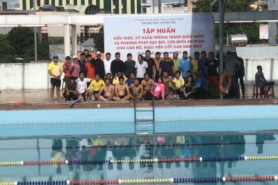 Tập huấn Bơi cứu đuối tại SGD Quảng Ngãi- Tháng 8/2022