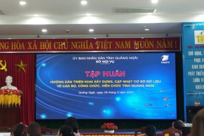 Tập huấn xây dựng cơ sở dữ liệu CBCCVC tỉnh Quảng Ngãi 5.2023
